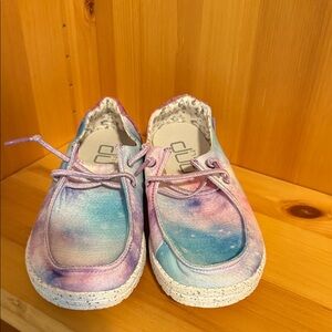 Hey Dude Tie-Dye Canvas Shoes